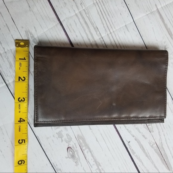 Rolfs Bags Rolfs Leather Checkbook Wallet Poshmark